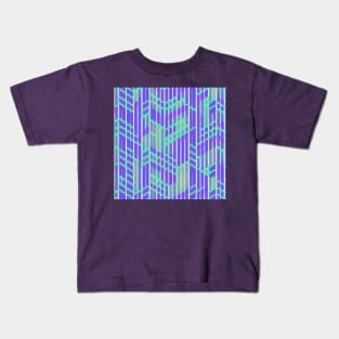 Easter Abstract Line Art (MD23ETR007) Kids T-Shirt